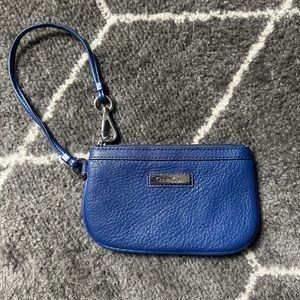 Calvin Klein Blue Wristlet